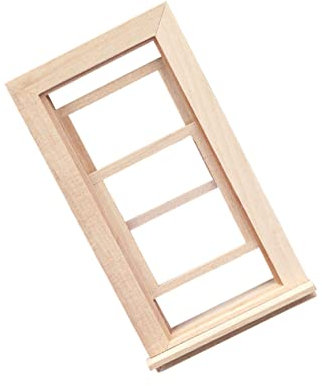 JOINPAYA Chic Lovely Mini Simulation Door for Living Room Decor Playhouse Window Frame Strong Durability