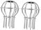 Gadpiparty 2 Pcs Floor Drain Cover Outdoor Drain Rain Diverter for Roof Drain Pipe Fittings Pipe Covers Shed Guttering Kit Chains Sheds Drain Valve Filter Stainless Steel Silver