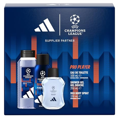 ADIDAS UEFA 12 EDT 100 + SG250 + BS150