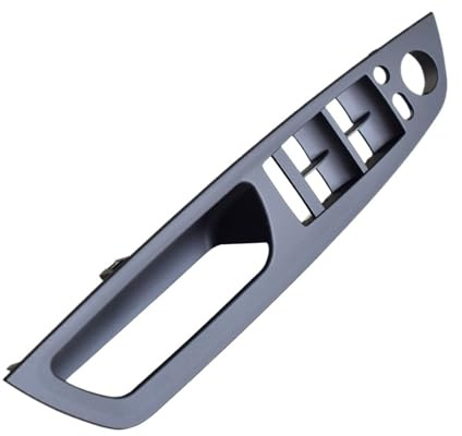 Armlehne vorne links (Fahrersitz) LHD Türgriff innen Verkleidung Abdeckung Kompatibel mit BMW E70 E71 X5 X6 2007-2014(Black-Panel)