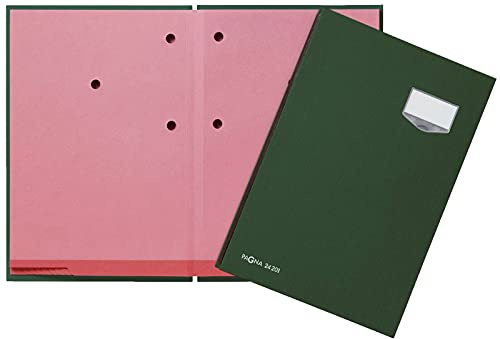 Pagna 24201-03 Unterschriftsbücher Unterschriftsmappe 20 teilig grün