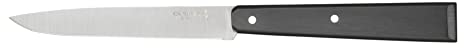 Opinel 254462 Couteau de table Bon Appétit Lame en acier Sandvik 12C27 Noir