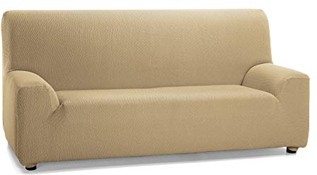 Martina Home Tunez, elastischer Sofabezug für 3-Sitzer-Sofa (170-220 cm), Beige