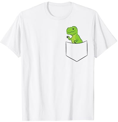 Dinosaurier in der Tasche Süßer Kinder Taschen Dinosaurier T-Shirt