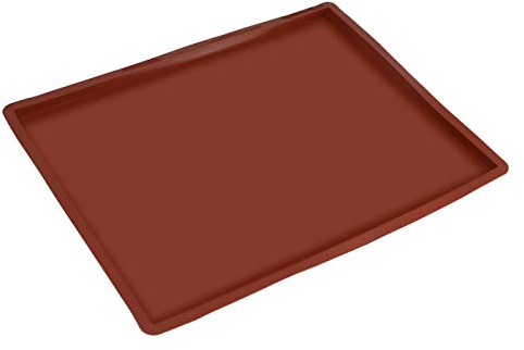 Tapete de silicona para pastel de rollo suizo, bandeja de silicona, tapete para hornear, horno antiadherente, molde para microondas para rollo de pastel, galletas, fondant