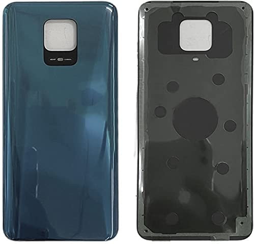 (KIT) Copri Batteria + biadesivo compatibile per XIAOMI REDMI NOTE 9 PRO/NOTE 9S M2003J6B2G Ricambio Vetro Posteriore Back Cover Retro Scocca + adesivo (Grey)