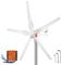 VEVOR Windturbinengenerator 500 W Windgenerator, 12 V Elektrisch MPPT Controller, 13 m/s Windkraftanlage mit 5 Blatt Laderegler Windkraftgenerator, Windkraftturbinengenerator für Stromergänzung