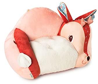 LILLIPUTIENS – Fauteuil Enfant Stella Le Faon – Fauteuil Confortable et ludique en Tissu Doux avec Oreilles et détails enchanteurs – Idéal pour la Chambre ou la Salle de Jeu – Dès 12 Mois – 83325