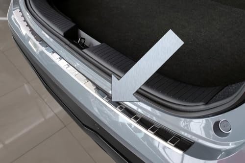 Spangenberg Ladekantenschutz Edelstahl passend für Nissan Qashqai III 3. Generation Typ J12 ab Baujahr 02.2021-3235491, silber
