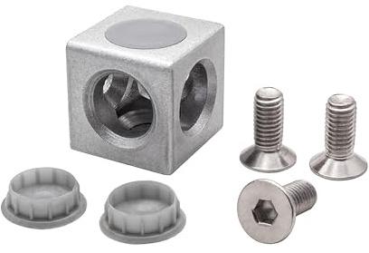 KLAK 30 - 3-Wege Würfelverbinder Eck-Verbinder für Aluprofil 30x30 - 1 Stück