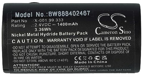 vhbw Akku Ersatz für Heine X-001.99.333 für Medizintechnik (1400mAh, 2,4V, NiMH)