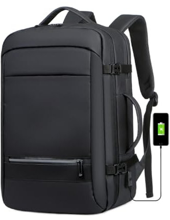 Sac à Dos Antivol Pour Ordinateur Portable, Sac à dos Pour Ordinateur Portable Pour Hommes De 17 Pouces, étanche à Grande Capacité Sac à Dos Avec USB Travail Pour Les Voyages Scolaires