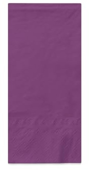 MANK Serviette in AUBERGINE/Lila aus 3-lagigem Tissue, 33 x 33 cm 1/8 Falz, 100er Pack, saugstarke Premium Einmal-Servietten, Perfekt für elegante Dinner, Hochzeiten & Gastronomie
