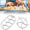 Kaiser Stamp Roll HEITIGN 2PCS Set di Stampi per Pressa per Impasto Stampo per Panini per Pane Stampi per Pasticceria in Plastica (Bianco)