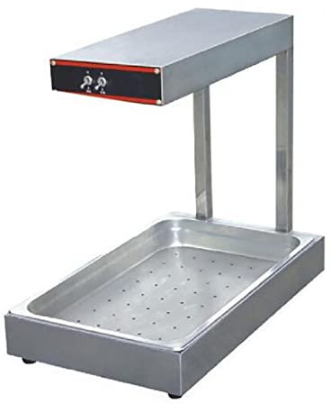 Wärmer für Pommes Frites, Infrarot, kommerzielle Wärmelampe, Lebensmittelwärmer, Wärmebrücke, Sieb, Öl, Warmhaltegerät, Pommes