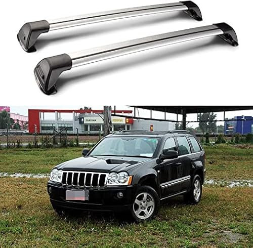 2 Stück Auto Dachträger für Jeep Commander 2006-2010, Top Crossbar Dachregal RelingträGer ZubehöR