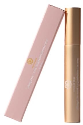 KIND OF ROSY Wimpern- und Augenbrauenserum | Ohne Hormone, 100% natürlich, vegan, mit patentiertem Inhaltsstoff, klinisch bestätigte Wirksamkeit, dermatologisch getestet