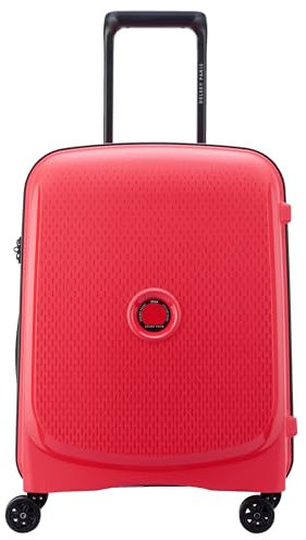 DELSEY Paris - Belmont Plus Mr (Matière Recyclée) - Valise Cabine Rigide 55 cm x 40 cm x 20 cm - 33 L - S Slim - Orange Tangerine