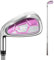 DEMCAY Damen-Golf-Einzelschläger, Linkshänder-Golfschläger, Eisen, Edelstahl/Graphit-Schaft, Design mit niedrigem Schwerpunkt, breite Schlagfläche for Anfänger
