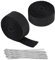 FAAING 2 Stück Hitzeschutzband Basaltfaser 5m x 50mm, Schwarz Hitzeschutzband Auspuff mit 20 Edelstahl Kabelbinder, Fiberglas Auspuffband für Motorrad Fächerkrümmer Krümmerband Thermoband