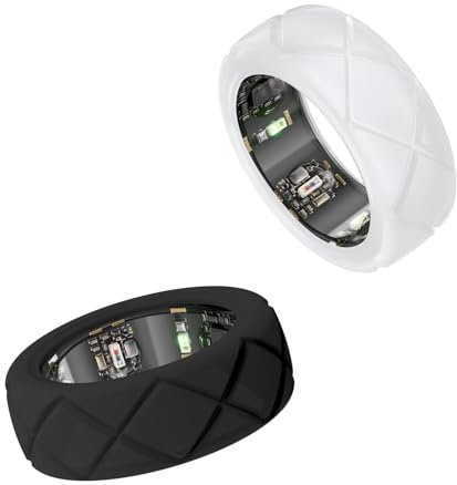 pupvus Schutzhülle für Oura Ring/Samsung Galaxy Ring/Ultrahuman Ring-Luftschutz, Silikon-Schutzhülle für Oura Ring Gen 3/Samsung Galaxy Ring/Ring Conn (2 Packungen, S (6/7/8/9/10))