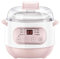 1L Electric Slow Cooker with Ceramics Water Stew Pot - Smart Reservation Household Kitchen Appliance with Timing Function 200W