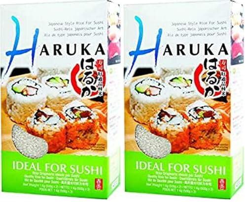 HARUKA Sushi Rice, 1kg (Pack of 2)