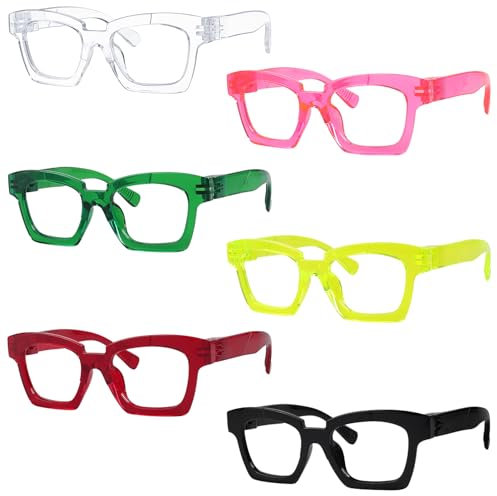 Eyekepper Lesebrillen für Damen mit Federbügeln, 6er-Pack – Modische Damen-Lesebrillen +0,50