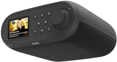 Hama Radio digitale DIR400, Dab+/Radio Internet/Bluetooth® RX/App, Nero