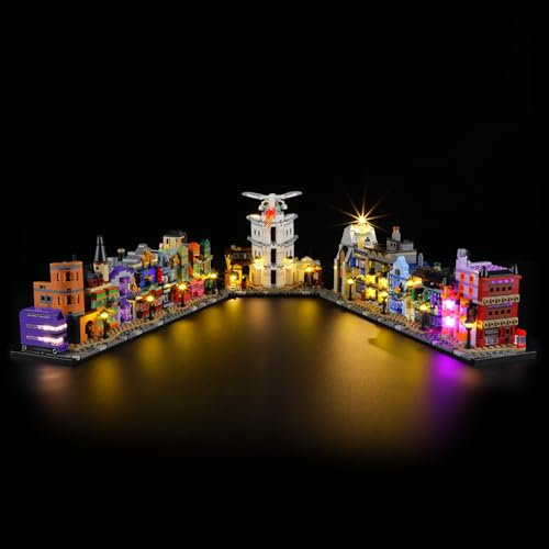 LIGHTAILING Licht-Set Für Lego-76444 Die Zauberläden-der Winkelgasse - Led-Beleuchtungsset Kompatibel Mit Lego Bausteinen Modell - Modell Set Nicht Enthalten