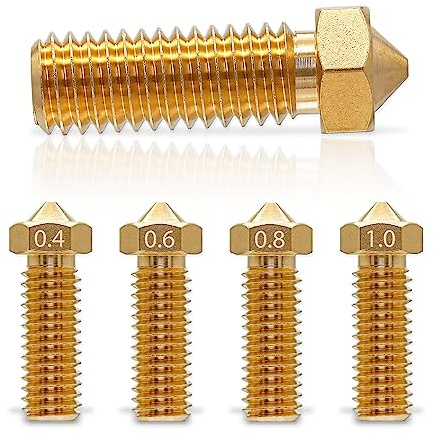 10x 1.0mm Sea 3D Volcano Düse 3D Drucker für Anycubic Kobra, Nozzle für Anycubic Vyper
