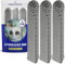 3 Pezzi Trascinatore per Tamburo Lavatrice 270x61x42 mm con Codice Originale 43005989 per Candy per Haier per Hoover per Rosieres per Zerowatt - Garanzia di 10 Anni - MONTERAL