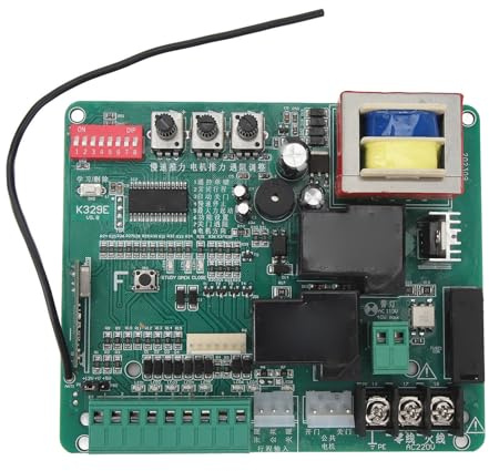 Puerta de Control del Motor Placa de Circuito de la Placa Eléctrica para el Abridor Deslizante, Ajuste de Velocidad, Parada Automática, Control de Botón, Indicadores LED (220V)