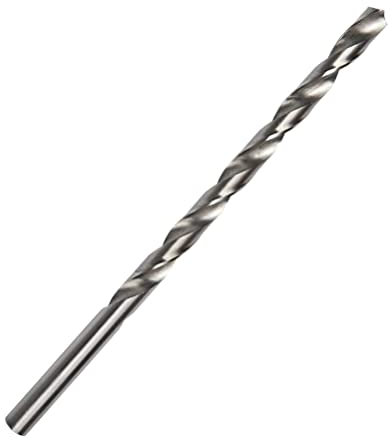 FonFou 2/3/4/5/6 mm Spiralbohrer Kobalt 160 mm extra Langer Schnellarbeitsstahl HSS Spiralbohrer Bit for Metallbohrer Bohrer Set(4mm 4pcs)