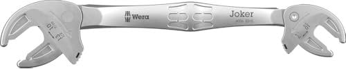 Wera 05020330001 6006 Joker XS/S Selbstjustierender Doppelmaulschlüssel, 7-10 x 1/4-3/8 x 10-13 x 7/16-1/2 x 161 mm