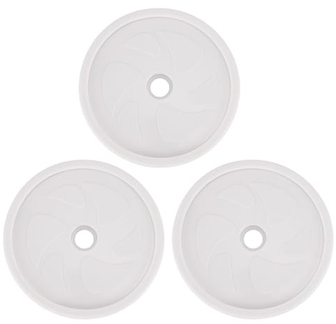 Lybunair Lot de 3 roues de nettoyage de piscine, construction en polycarbonate, remplacement direct pour les types 180 et 280, compatible C6