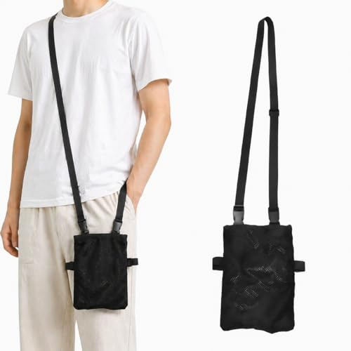 leruiyezs Urinbeutel Tasche Katheter Tasche Beinhalterung für Katheterbeutel mit Verstellbarem Gurt, Verdeckter Schlitz, 2000ml Volumen, Waschbar, Diskret Tragbar für Alltag und Outdoor Nutzung