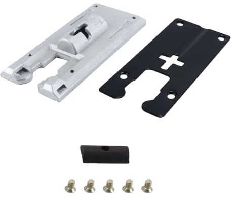 ACOLY Jigsaw Sole Plate For 4304 4351 Jigsaw Machine Accessories Silver Power Tool Plate Replacement With Screws
