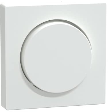 Schneider Electric MEG5250-0325 Zentralplatte, aktivweiß glänzend, 1x Drehknopf System M