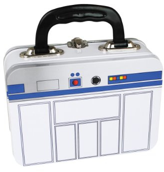 Star Wars R2-D2 Lunch Box - Blue / White - Vintage Star Wars Themed Meal Holder