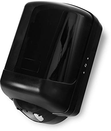 Quicky Spender für Papierhandtuchrollen abschließbar schwarz, Rollen bis 22 cm, 1er Pack (1 x 1 Stück)