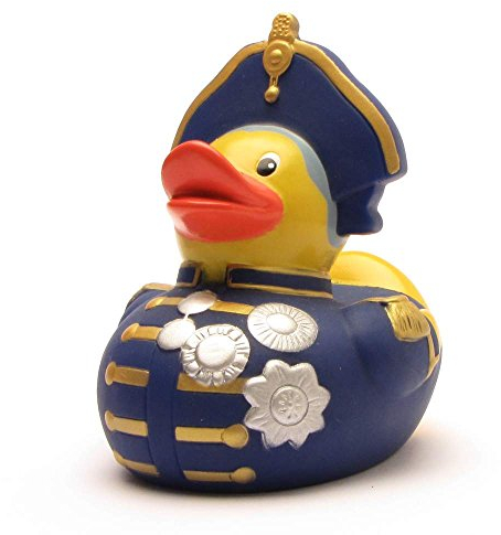 DUCKSHOP I Badeente - Lord Nelson I Quietscheente I L: 9 cm
