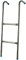 ENERGETICS d'échelle 4031161 échelle de Trampoline, Argent, Taille Unique