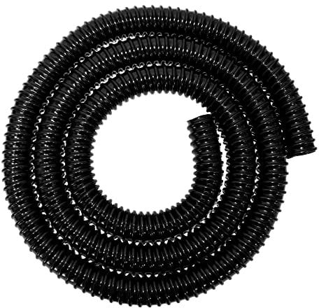 25mm (1) Flexible Corrugated Black Pond Hose/Pump/Filter/Waterfall/Fountain tubing 5m Length