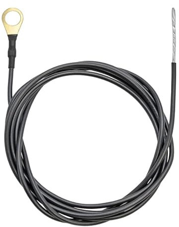 VOSS.farming câble Prise de Terre, 150 cm, avec œilleton et Partie Finale câble étamée pour clôture électrique