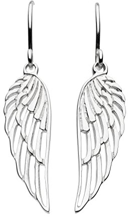 Dew Sterling Silber Engel Flügel Ohrringe