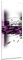 Bilderdepot24 Keilrahmenbild - Abstrakte Kunst Spiral - violett - 50x160cm – Leinwandbilder - Urban & Graphic - Formen - Rechtecke - rechteckig - gerade - modern