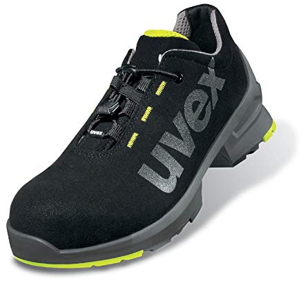 Uvex 1 Arbeitsschuhe - Sicherheitsschuhe S2 SRC ESD - Lime-Schwarz - Weite 10 / Schmal - GR, Größe:41