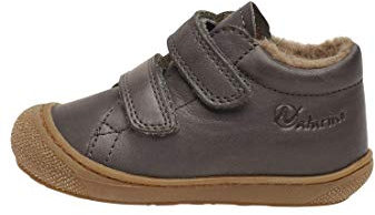 Naturino Cocoon VL-Lauflernschuhe aus Nappaleder mit Wollfutter Anthrazit 19