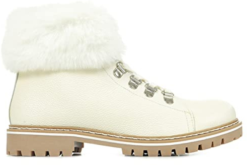 Les Tropéziennes par M. Belarbi Damen Lacen Weiche Stiefel & Stiefeletten, Weiß, 70, 38 EU